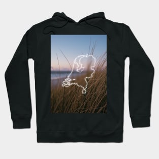 Netherlands Country Map | Luminous Landscapes Hoodie